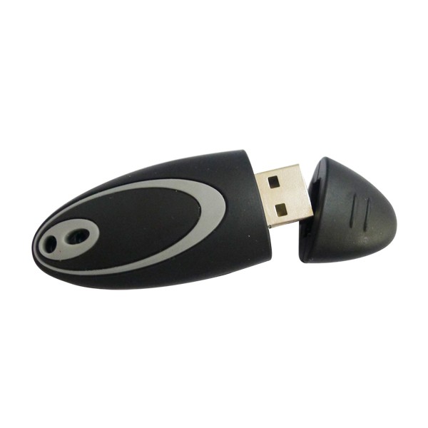  Oval plastic usb drive