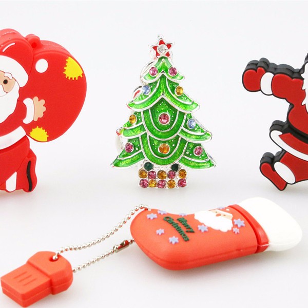 محرك أقراص محمول usb 2.0 USB عيد الميلاد مدخنة