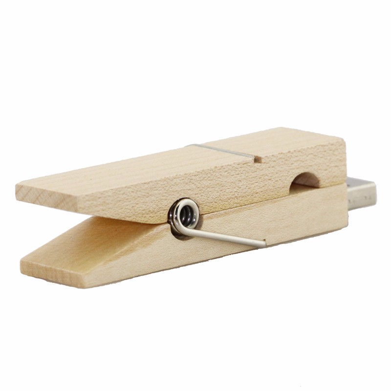 Pakaian KAYU peg USB Flash Drive