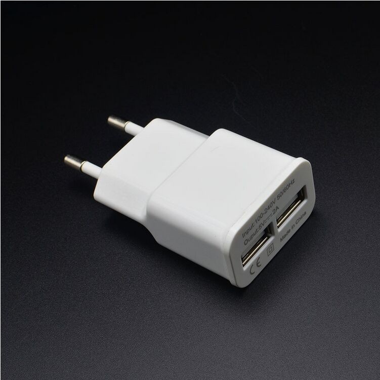  EU US 2 port usb wall charger