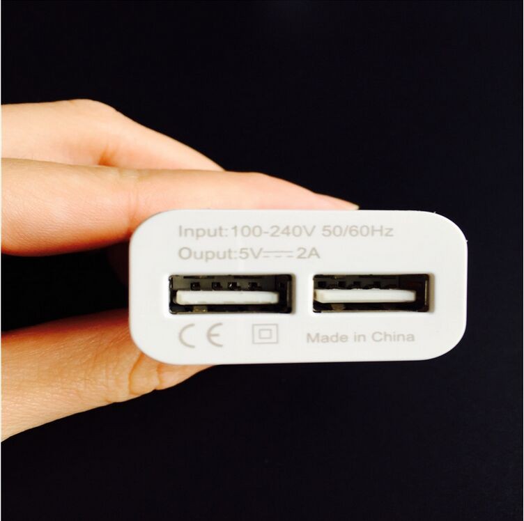  EU US 2 port usb wall charger