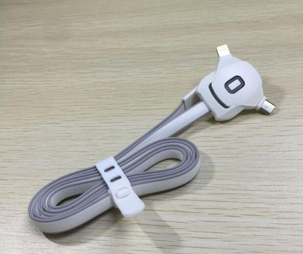 2 in 1 Extendable Micro USB Cable 