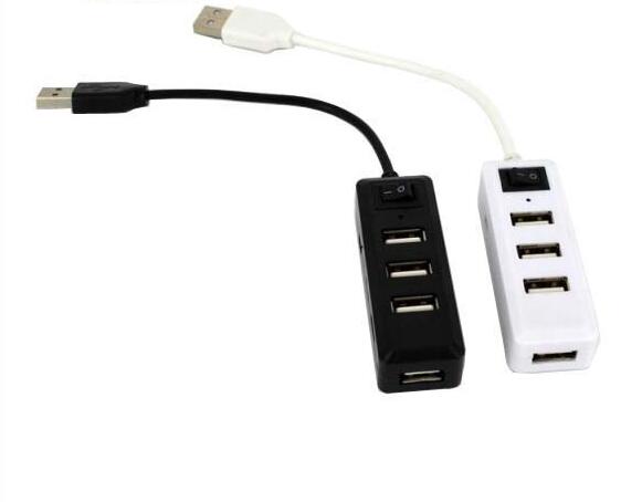 Mini USB 2.0 Hub 4 Ports USB Hub With Switch