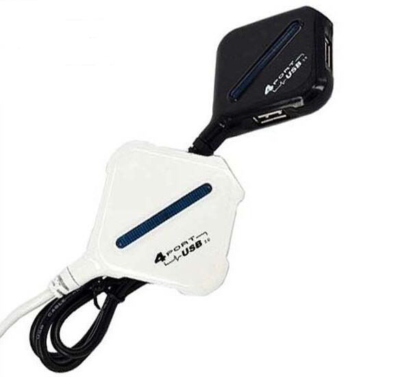 الأسماك على شكل لطيف 4 منفذ usb لوحة الوصل 2.0