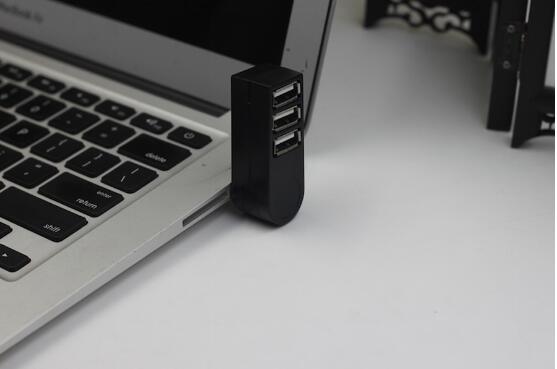 USB 360 Degrees Rotating 3 Port 2.0 HUB