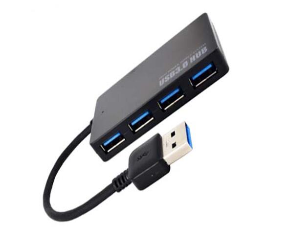 Mini Slim 4 Port USB Hub USB 3.0