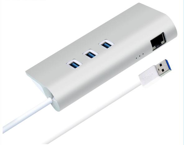 Aluminium usb-Hub 3,0 4-Port