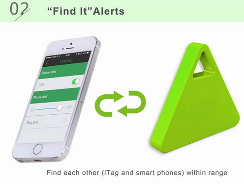 Haustiere Anti-lost Alarm Key Finder Bluetooth Tracker