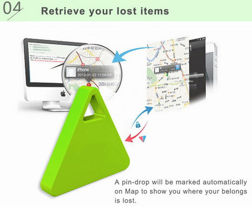 Pets Anti-lost Alarm Key Finder Bluetooth Tracker 