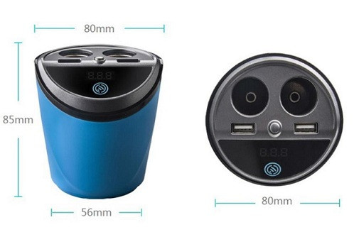 Car Charger Mount 2 Cigarette Lighter