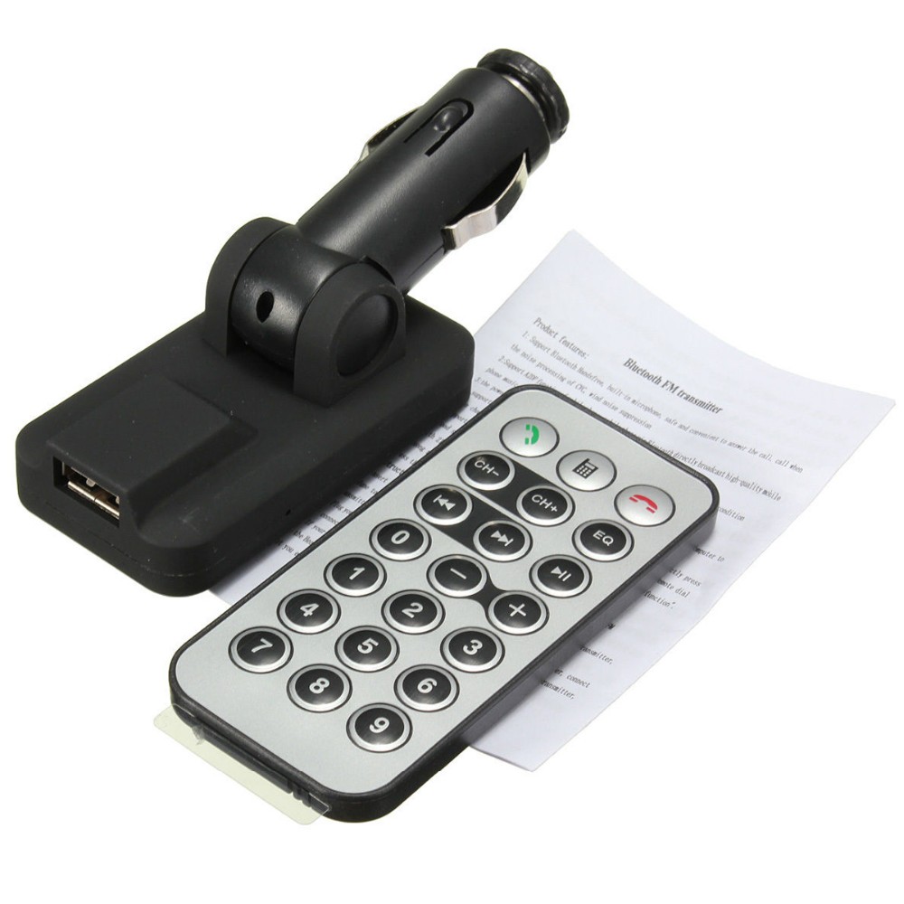 Car Handsfree Kit Wireless Bluetooth FM Transmitter