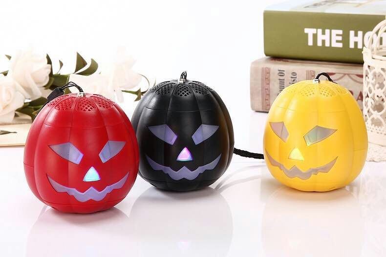 Halloween Pumpkin Mini Colorful Stereo Speaker