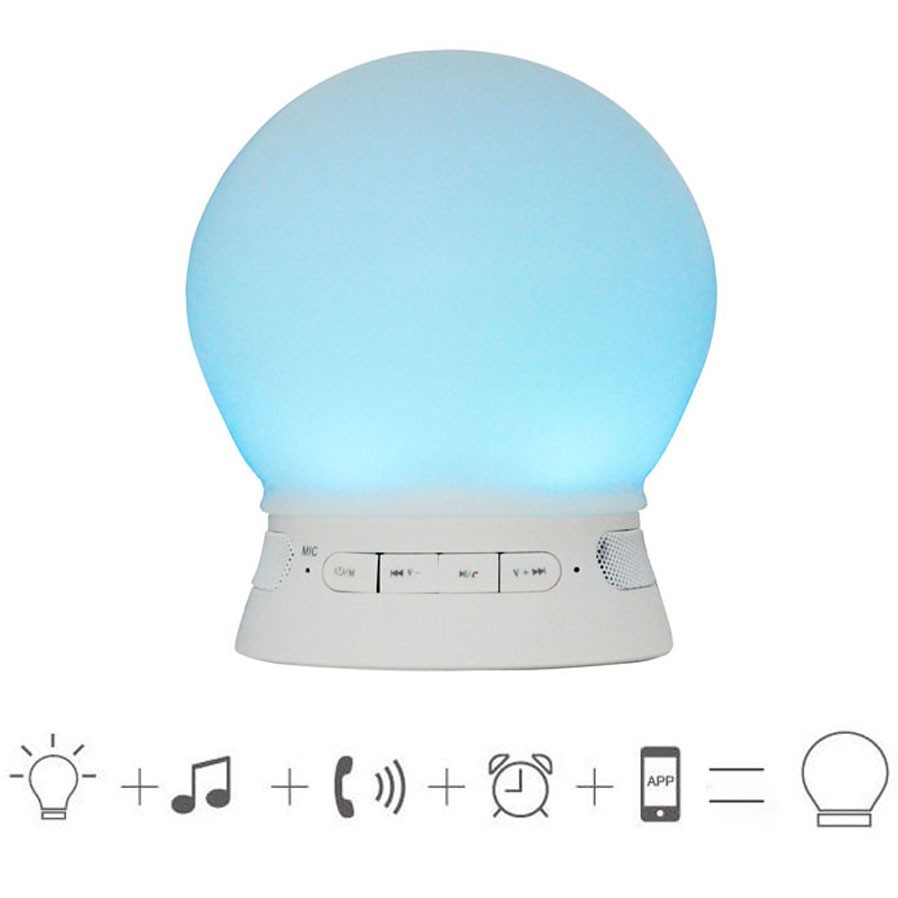 Bluetooth Hangszóró Smart LED Színes FEL Zene Izzó