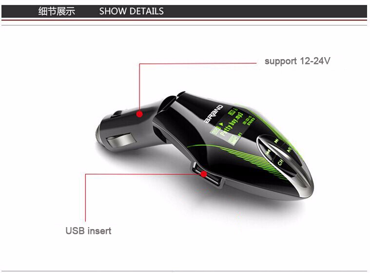 car kit bluetooth mp3 přehrávač 