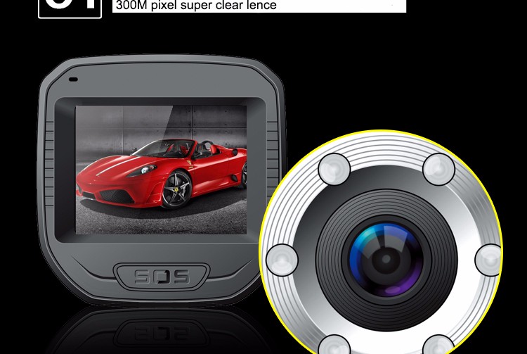 720P dvr dash car camera recorder